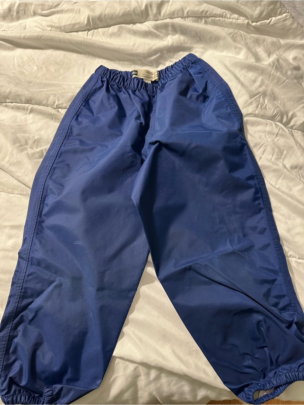 4/ $15 MEC Kids Royal Blue Elastic Waist Joggers